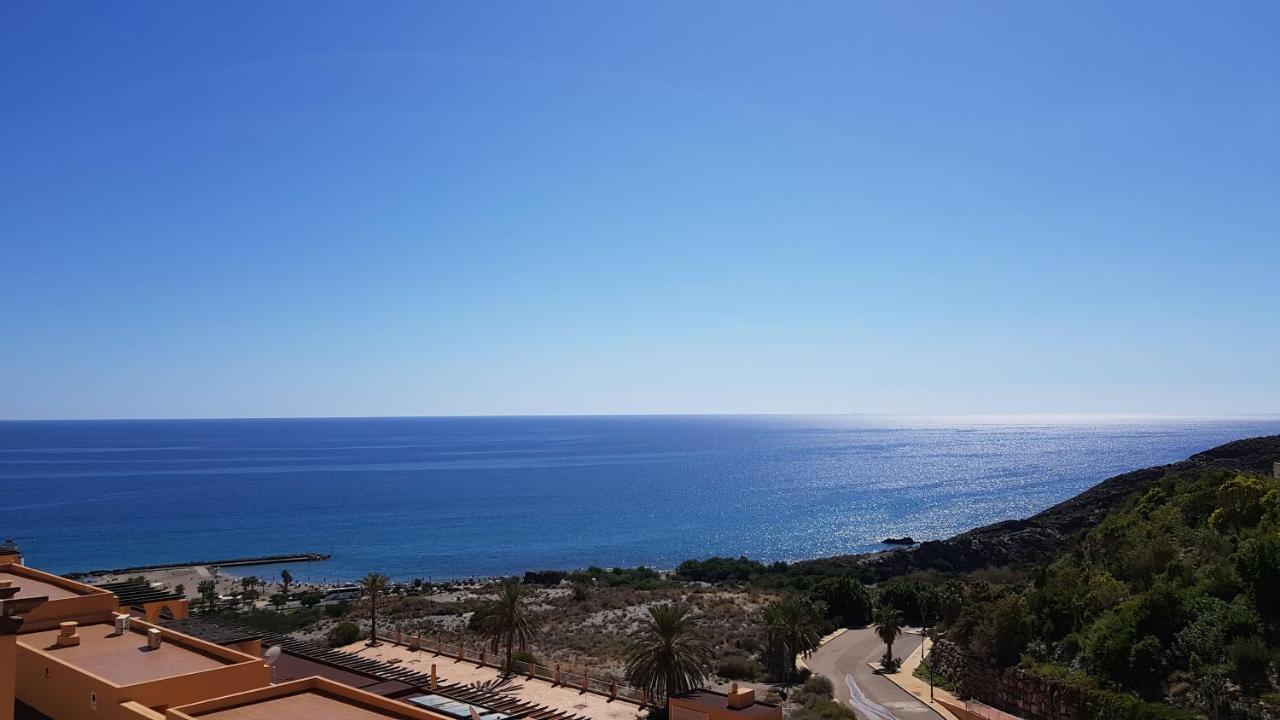 South Facing Apartment, Fantastic Sea Views,Terrace, 300M Beach Mojácar Buitenkant foto